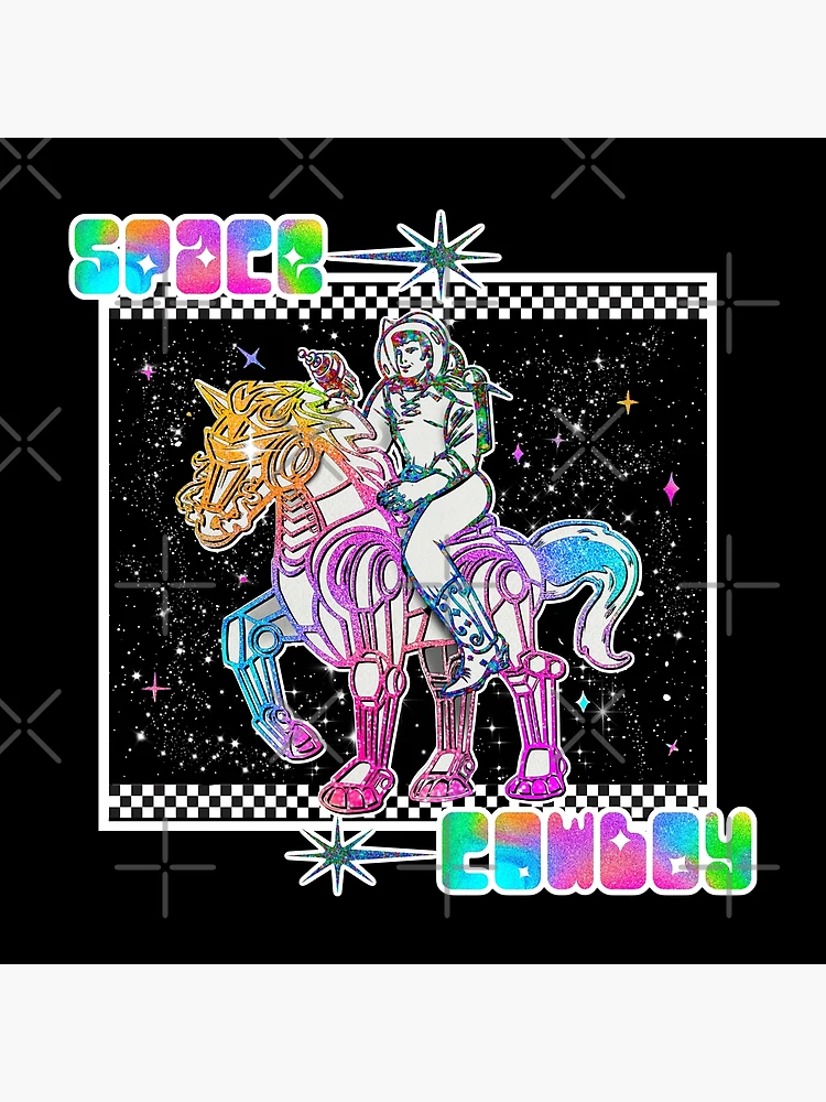 Thumbnail 3 of 3, Poster, Space Cowboy (Text Color) designed and sold by SparklefilthStudios.