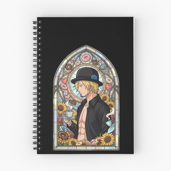 Item preview, Sanji Vinsmoke One Piece Cafe Sunflower Stained Glass designed and sold by mildaclairmo.