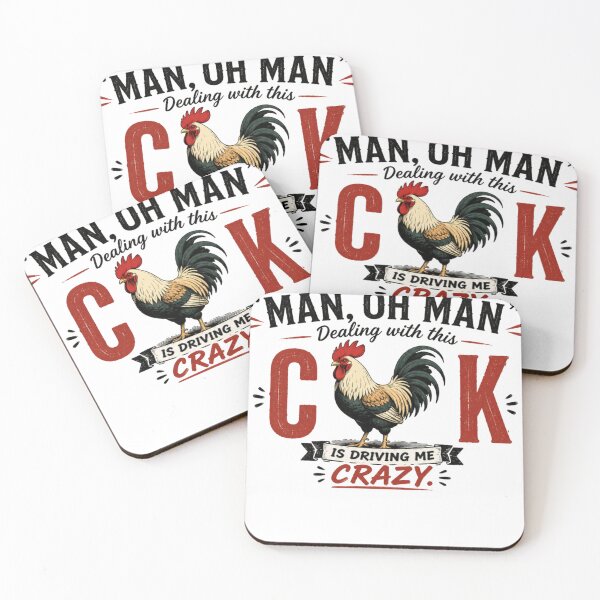 Item preview, Man, Oh Man | Funny Rooster  designed and sold by ekemarket.