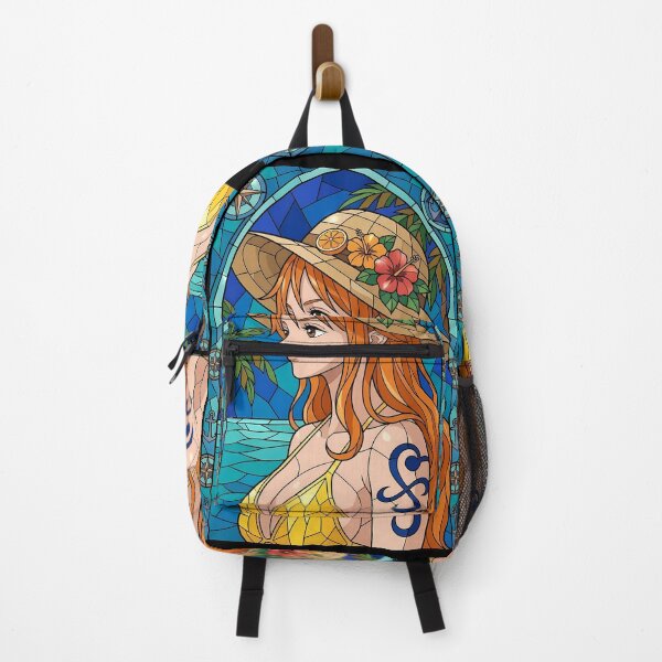 Item preview, Nami One Piece Tropical Stained Glass Summer Portrait designed and sold by mildaclairmo.
