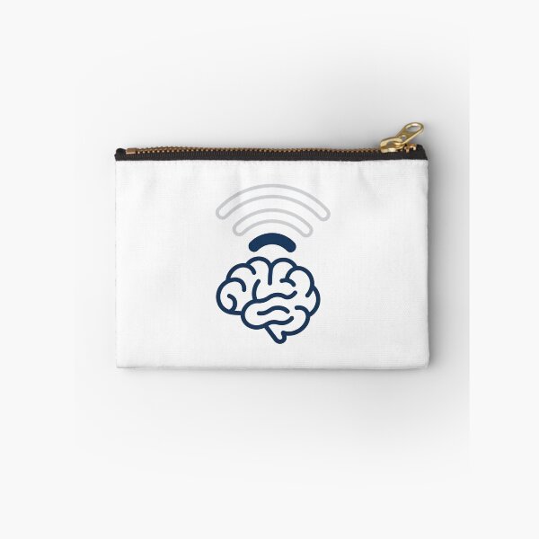 Item preview, Brain Wifi Signal - Smart Thinking Icon designed and sold by Velustro Shop.