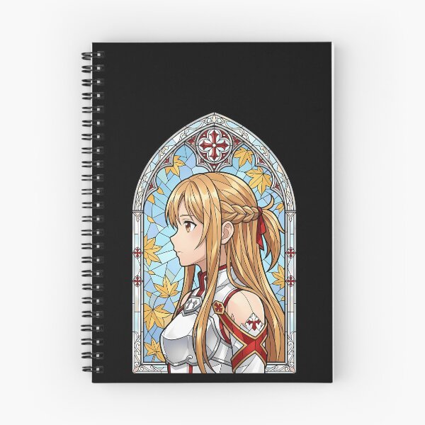 Item preview, Asuna Sword Art Online Autumn Stained Glass Portrait designed and sold by mildaclairmo.