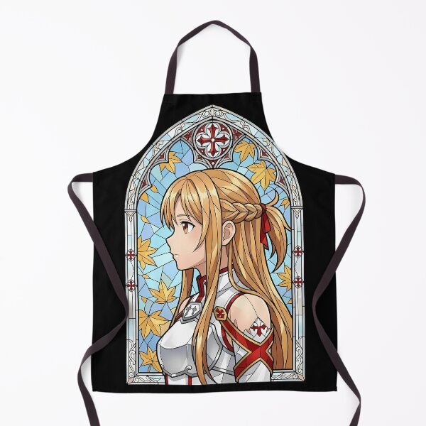 Item preview, Asuna Sword Art Online Autumn Stained Glass Portrait designed and sold by mildaclairmo.