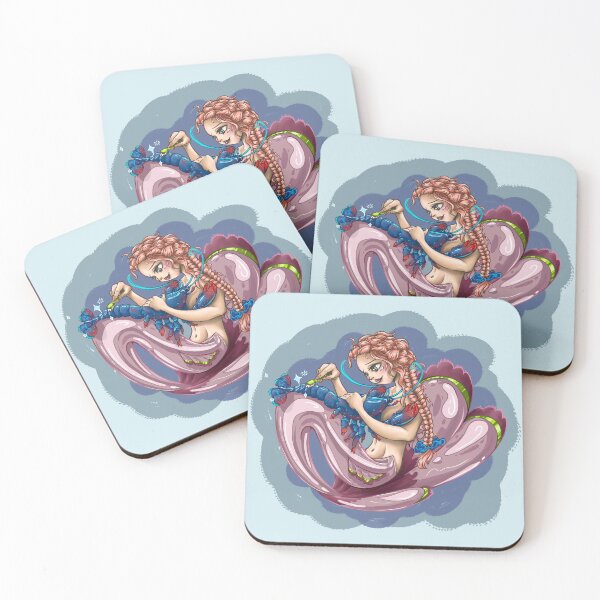 Item preview, Mermaid and lobster designed and sold by Ame-thyste.