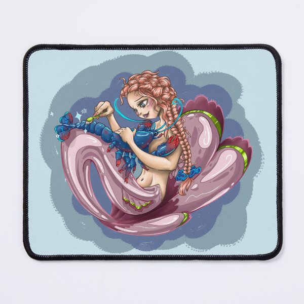 Item preview, Mermaid and lobster designed and sold by Ame-thyste.