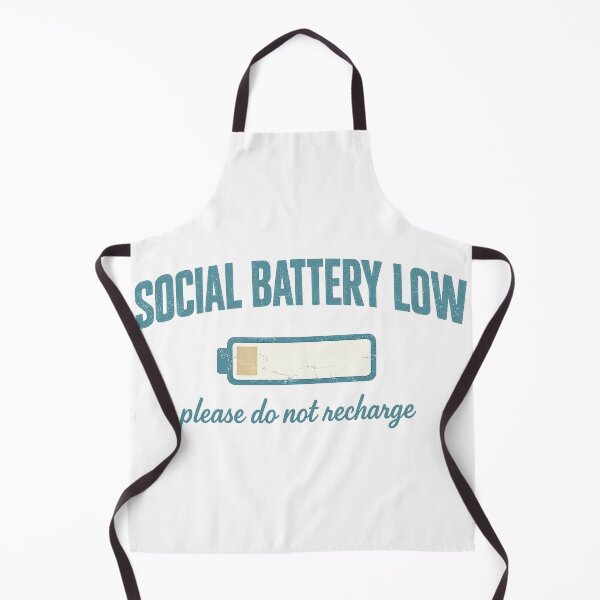 Item preview, Social Battery Low Please Do Not Recharge designed and sold by eignvalue.