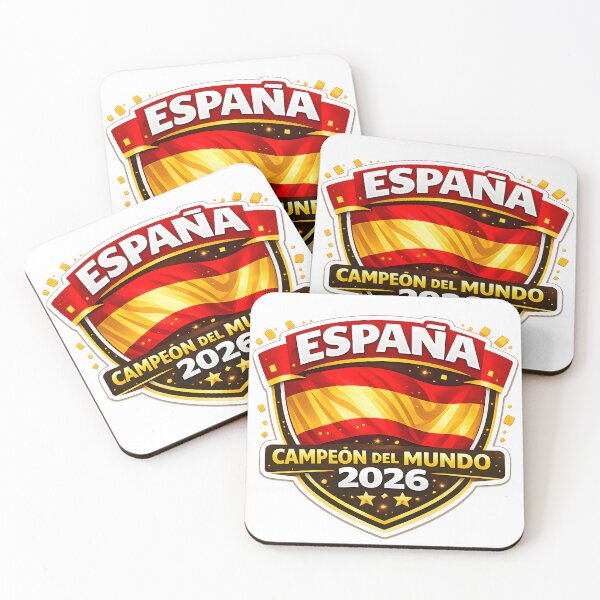 Item preview, Spain World Cup Champion 2026 Two Stars Football designed and sold by KawaiiOrbit.