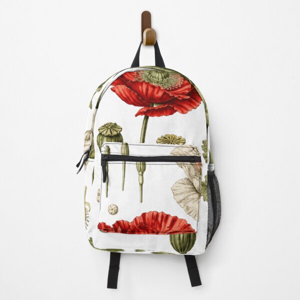 Item preview, Red Poppy Botanical Papaver somniferum Red Poppy Plant designed and sold by Evanka.