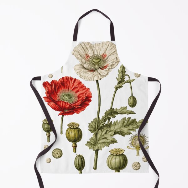 Item preview, Red Poppy Botanical Papaver somniferum Red Poppy Plant designed and sold by Evanka.