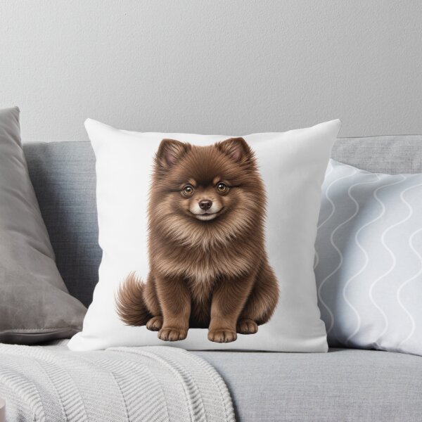 Item preview, Chocolate Teddy Bear Pomeranian Puppy designed and sold by SabraDD.