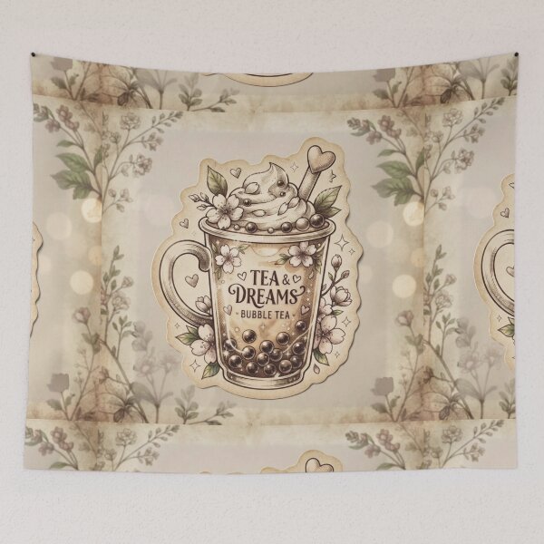 Item preview, Tea and Dreams Bubble Tea Cup designed and sold by Purpleclomb.