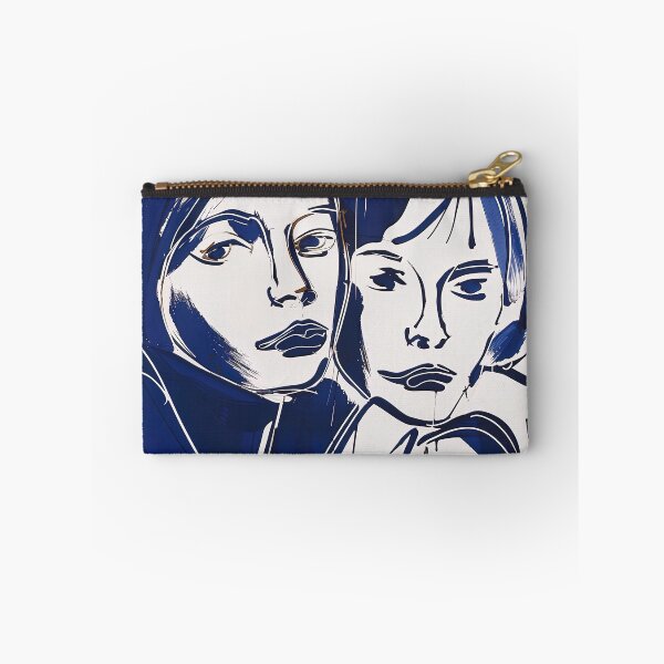Item preview, Cousins - Blue Abstract Art designed and sold by shadow-bloom.