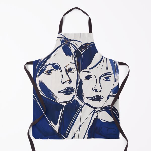 Item preview, Cousins - Blue Abstract Art designed and sold by shadow-bloom.