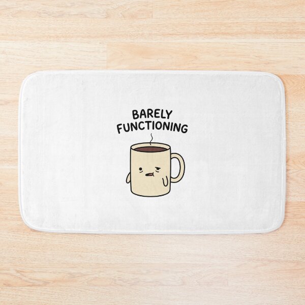 Item preview, Barely Functioning Tired Coffee Cup designed and sold by GoofyShopp.