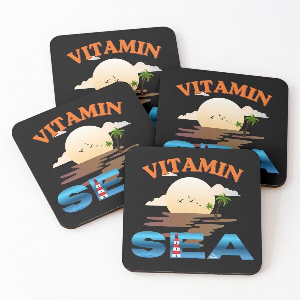 Item preview, Vitamin Sea Beach Sunset Tropical Summer Vacation Design designed and sold by MadeByMira.