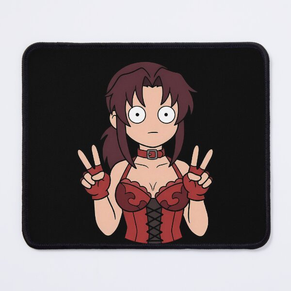 Item preview, Revy Black Lagoon Red Corset Double Peace Pose designed and sold by earlobejerk.