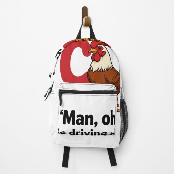 Item preview, Man, Oh Man | Clever Wordplay Chicken | Farm Humour Tee designed and sold by ekemarket.