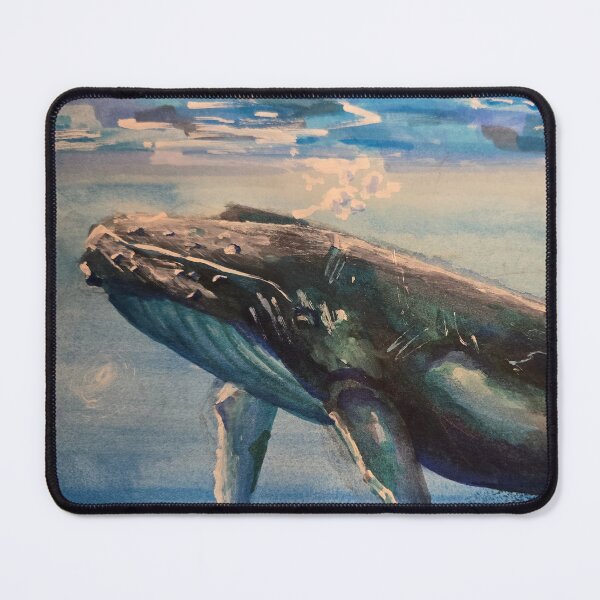 Item preview, Watercolour Print of Whale designed and sold by jadexjournal.