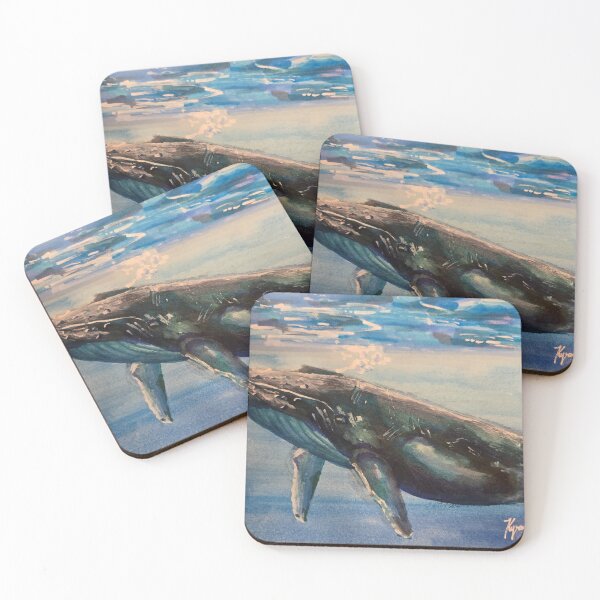 Item preview, Watercolour Print of Whale designed and sold by jadexjournal.