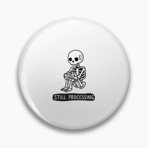 Item preview, Still Processing Sitting Skeleton designed and sold by GoofyShopp.