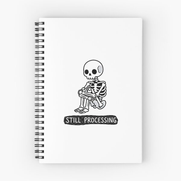 Item preview, Still Processing Sitting Skeleton designed and sold by GoofyShopp.
