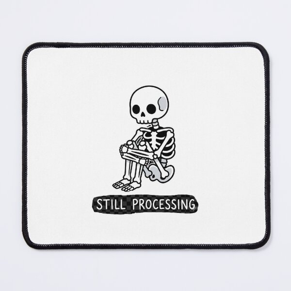 Item preview, Still Processing Sitting Skeleton designed and sold by GoofyShopp.
