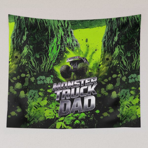 Item preview, DAD celebrates in monster truck. designed and sold by UrbanTRIP.