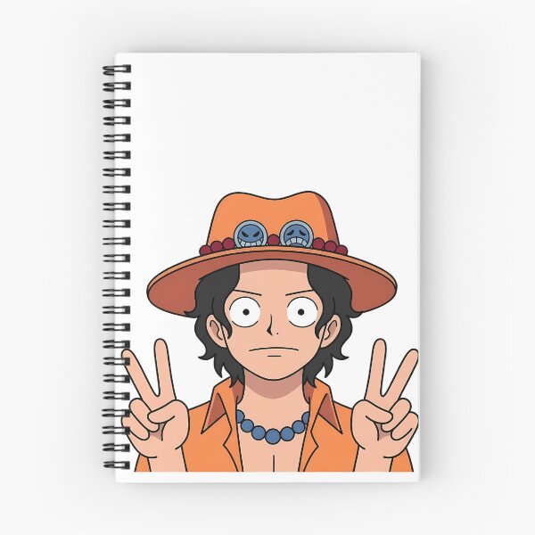 Item preview, Portgas D Ace One Piece Orange Hat Peace Pose designed and sold by earlobejerk.