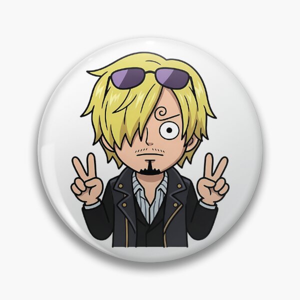 Item preview, Sanji Vinsmoke One Piece Sunglasses Cool Peace Pose designed and sold by earlobejerk.