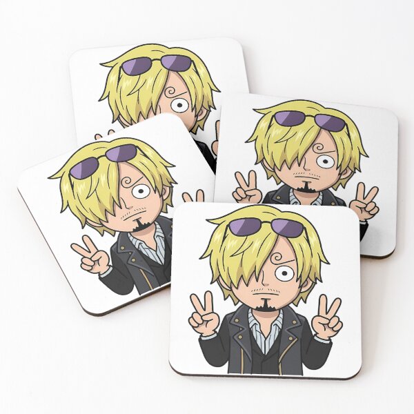 Item preview, Sanji Vinsmoke One Piece Sunglasses Cool Peace Pose designed and sold by earlobejerk.