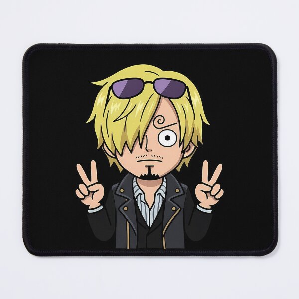 Item preview, Sanji Vinsmoke One Piece Sunglasses Cool Peace Pose designed and sold by earlobejerk.
