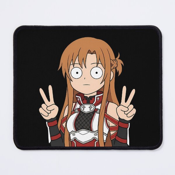 Item preview, Asuna Sword Art Online Red Armor Double Peace Pose designed and sold by earlobejerk.