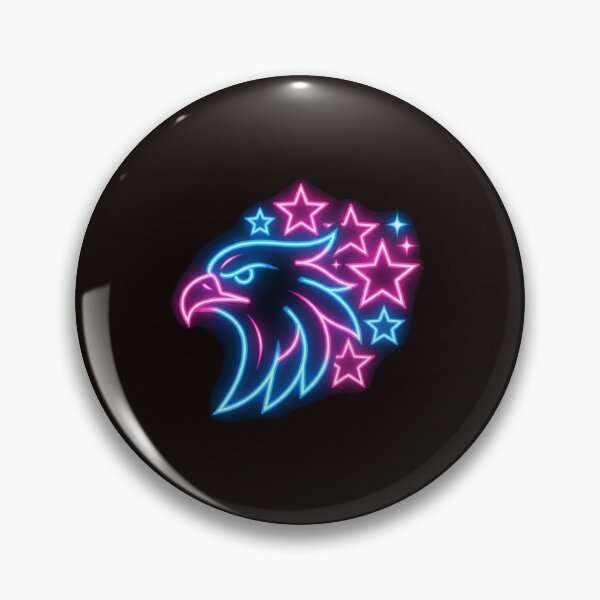 Item preview, Neon American Flag Eagle Mix T Shirt designed and sold by NeonStates Design  ⭐️⭐️⭐️.