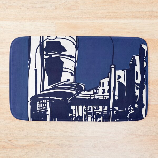 Item preview, Coventry, city - Blue Abstract Art designed and sold by shadow-bloom.
