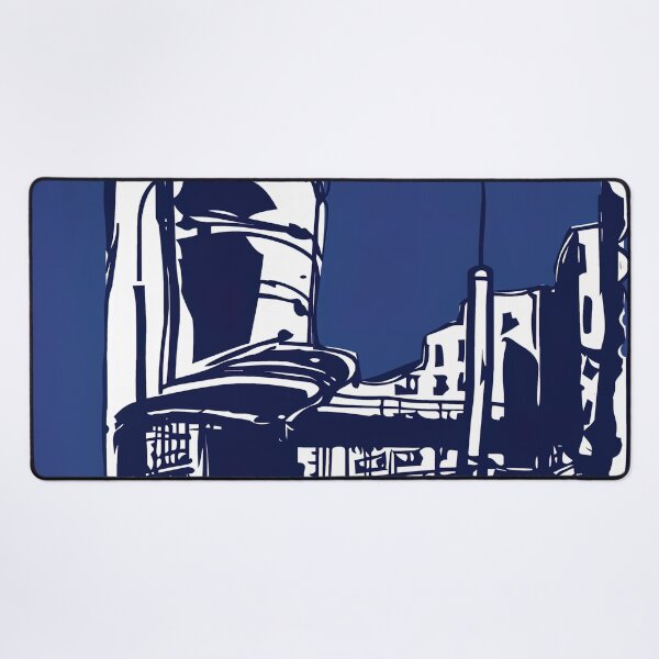 Item preview, Coventry, city - Blue Abstract Art designed and sold by shadow-bloom.