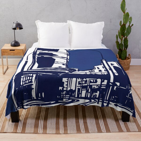 Item preview, Coventry, city - Blue Abstract Art designed and sold by shadow-bloom.