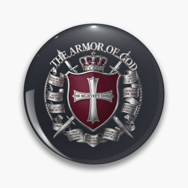 Item preview, Armor of God Shield of Faith Christian Design designed and sold by WordsplusFabric.
