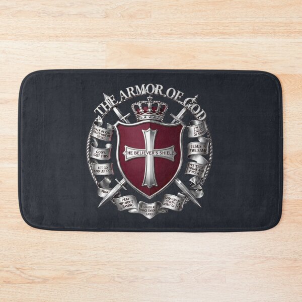 Item preview, Armor of God Shield of Faith Christian Design designed and sold by WordsplusFabric.