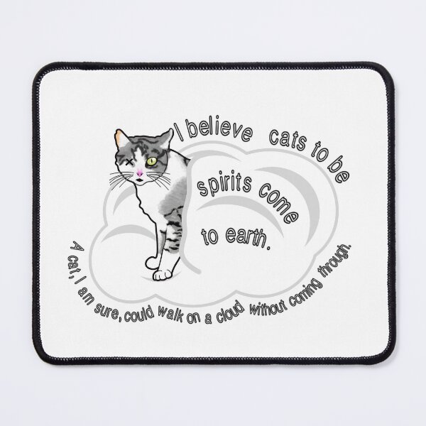 Item preview, Spirits Come to Earth Memorial Cat Quote designed and sold by YourSweetJourney.