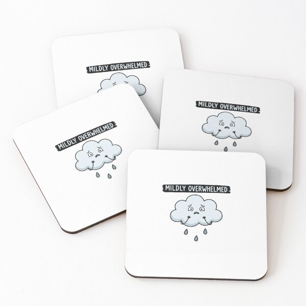 Item preview, Mildly Overwhelmed Anxious Cloud designed and sold by GoofyShopp.