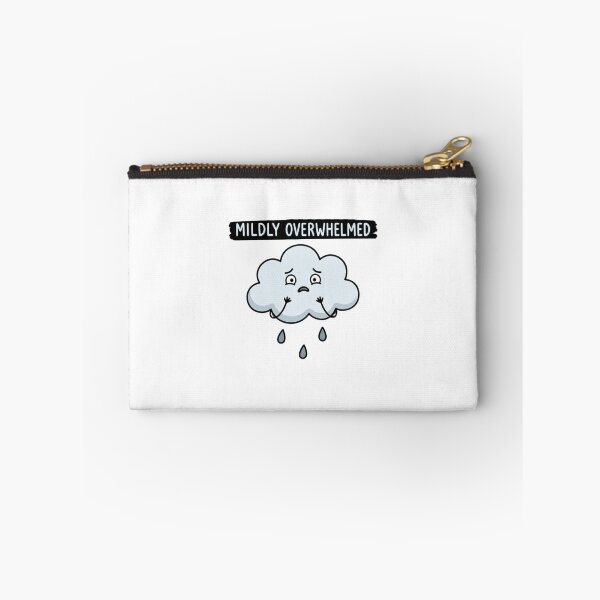 Item preview, Mildly Overwhelmed Anxious Cloud designed and sold by GoofyShopp.