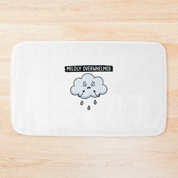 Item preview, Mildly Overwhelmed Anxious Cloud designed and sold by GoofyShopp.