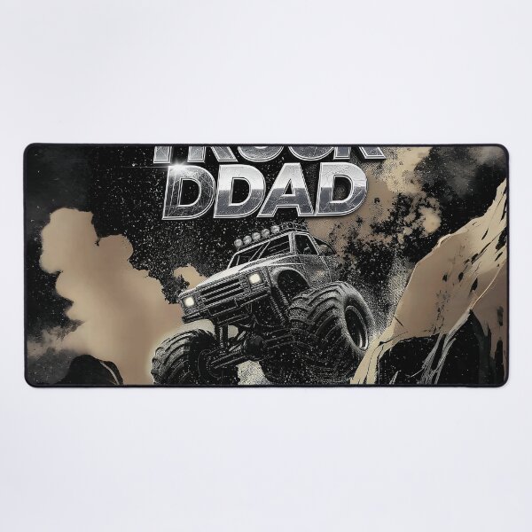 Item preview, DAD celebrates in monster truck #3. designed and sold by UrbanTRIP.