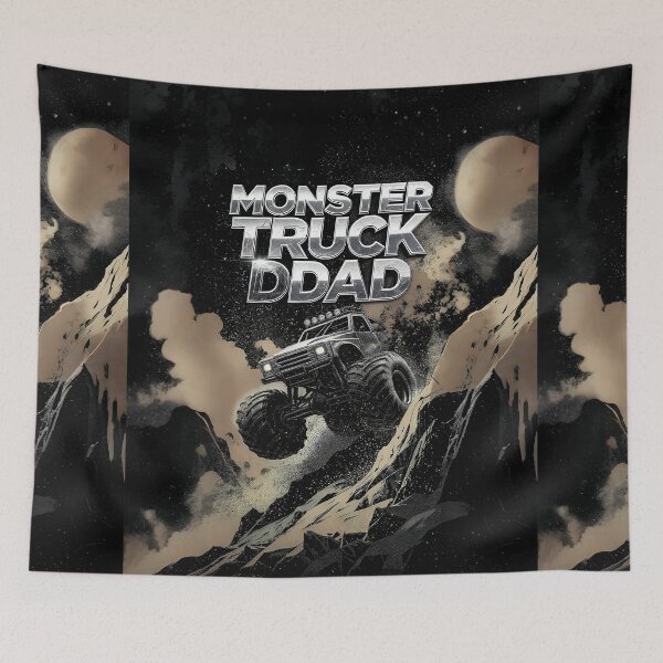 Item preview, DAD celebrates in monster truck #3. designed and sold by UrbanTRIP.