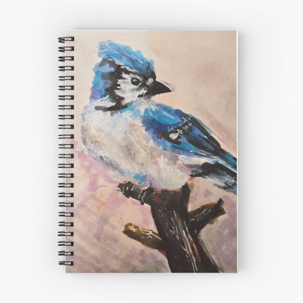 Item preview, Watercolour Print of Blue Jay designed and sold by jadexjournal.