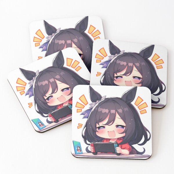 Item preview, Eishin Flash Uma Musume Cozy Chibi Console Panic designed and sold by juniorcastros.