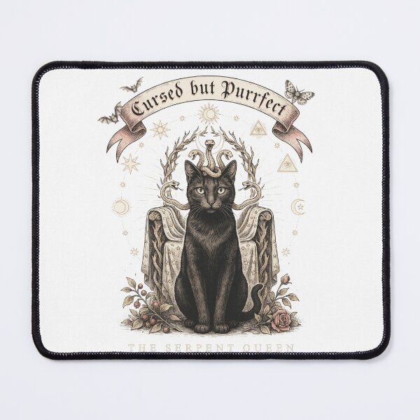 Item preview, Medusa Black Cat Gothic Mythology Design designed and sold by Mahilis.