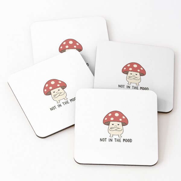 Item preview, Not in the Mood Grumpy Mushroom designed and sold by GoofyShopp.