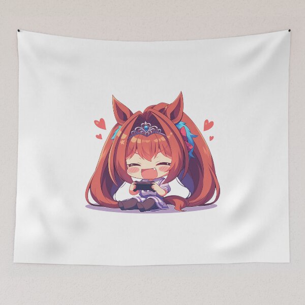 Item preview, Daiwa Scarlet Uma Musume Cheerful Chibi Gaming Queen designed and sold by juniorcastros.