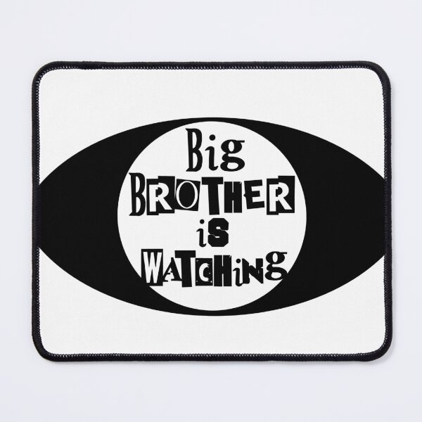 Item preview, big brother is watching sticker/pin ~ 1984 orwell designed and sold by jack-of-spades.